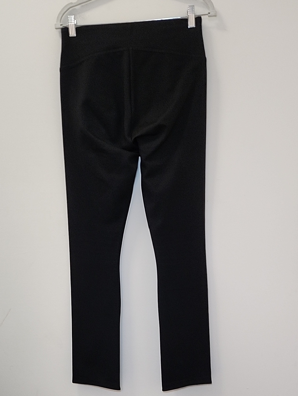 Spanx Perfect Front Slit Ponte Leggings Black  Strechable Size Meduim - Picture 10 of 14